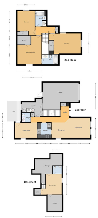 JNCO 3 Bed/ 2.5 Bath Single Family Unit, 1461 sq ft