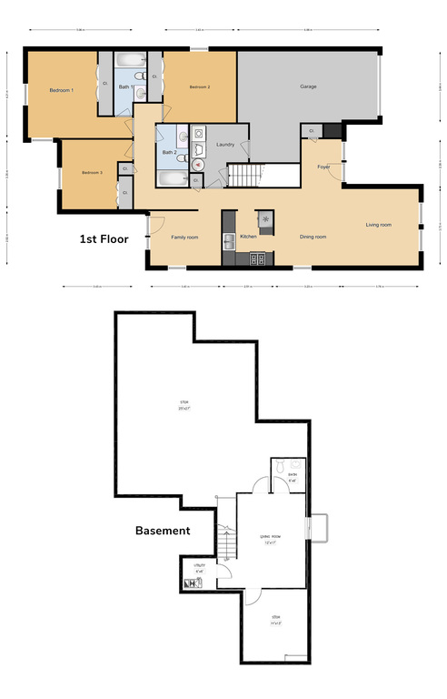 JNCO 3 Bed/ 2.5 Bath Single Family Unit, 1520 sq ft