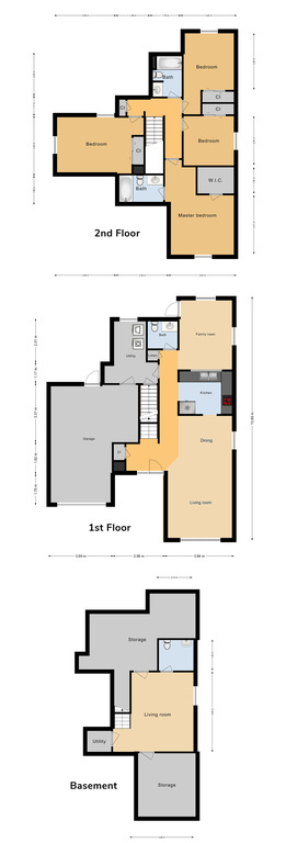 JNCO 4 Bed/ 2.5 Bath Single Family Unit, 1660sq ft