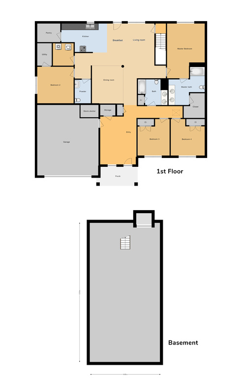 SNCO 4 Bed/ 2.5 Bath ADA Unit, 2205 sq ft