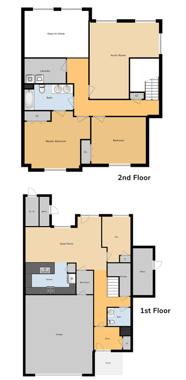 JNCO 2 Bed/ 1.75 Bath Multiplex Unit, 1614 sq ft