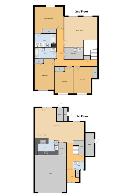 JNCO 4 Bed/ 2.5 Bath Multiplex Unit, 2063 sq ft
