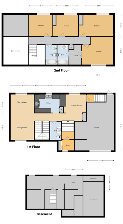 JNCO 4 Bed/ 2Bath Multiplex Unit, 1971 sq ft