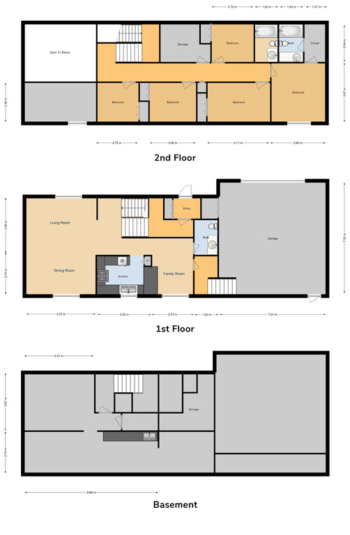 JNCO 5 Bed/ 2Bath Multiplex Unit, 1825 sq ft