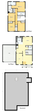 CGO 4 Bed/2.5 Bath Single Family Unit, 2199 sq ft.