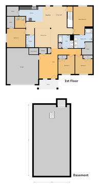 CGO 4 Bed/2.5 Bath ADA Unit, 2205 sq ft.