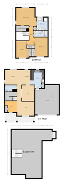 FGO 3 Bed / 2.5 Bath Single Family Unit, 2056 sq ft.