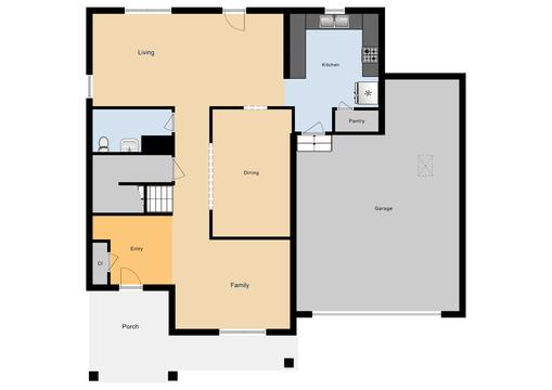 FGO 4 Bed / 2.5 Bath Single Family Unit, 2330 sq ft.