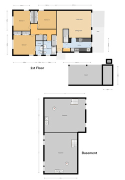 JNCO 3 Bed/ 1.75 Bath Duplex, 1246 sq ft