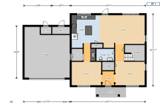E9 Chief 4 Bed/ 3.5 Bath Single Family Unit, 2567 sq ft.