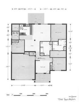JNCO 3 Bed/ 2.5 ADA Unit, 1839 sq ft