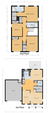 SNCO 4 Bed/ 2.5 Bath Single Family Unit, 2200 sq ft