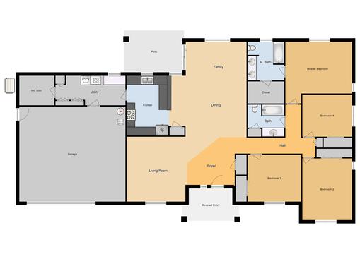 SNCO 4 Bed/ 2 Bath Single Family Unit, 2174 sq ft