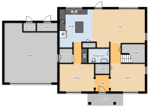Chief 4 Bed/ 2.5 Bath Single Family Unit, 2567 sq ft.