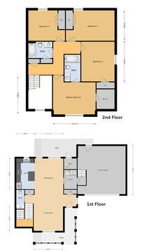 JNCO 4 Bed/2.5 Bath Duplex, 1715 sq ft.