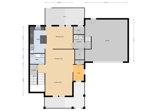 SNCO 3 Bed/2.5 Bath Duplex, 1637 sq ft