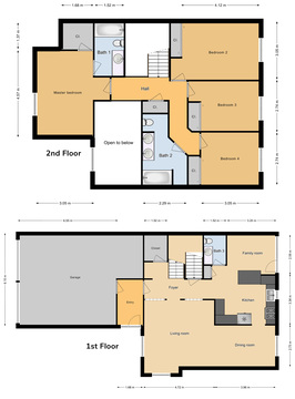 CGO 4 Bed 2 Bath Multiplex Unit, 1585 sq ft